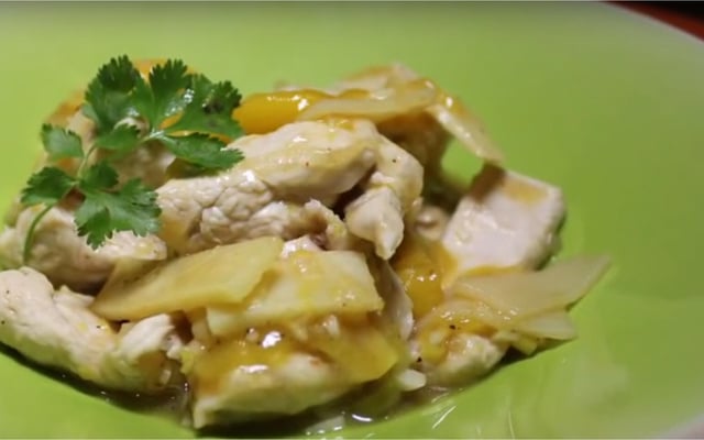 Fricassé de dinde à la mangue