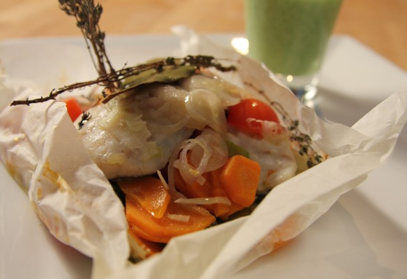 Papillottes du petit loup de mer