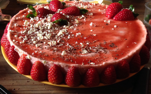 Le bavarois aux fraises