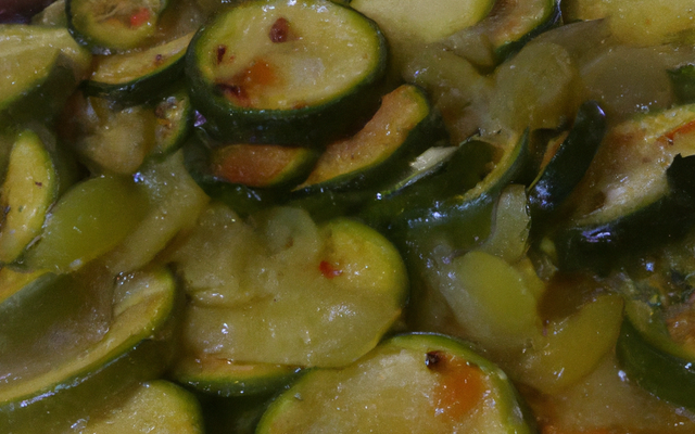 Courgettes à l'aigre doux
