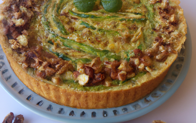 Tourte aux courgettes et noisettes