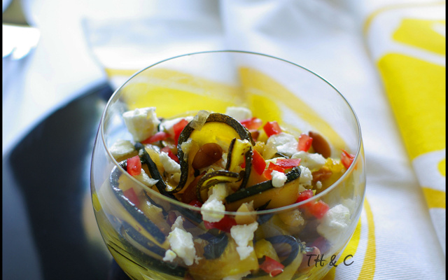 Courgettes à l'escabèche maison