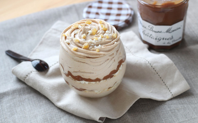 Mousse aux marrons façon Mont-Blanc