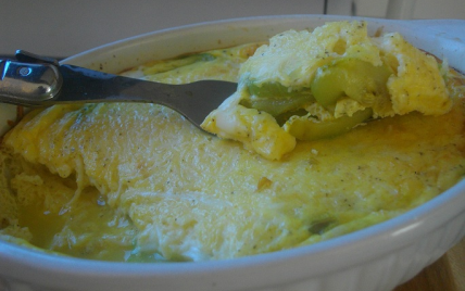 Flan léger aux courgettes