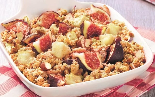 Crumble de Figues et Pommes