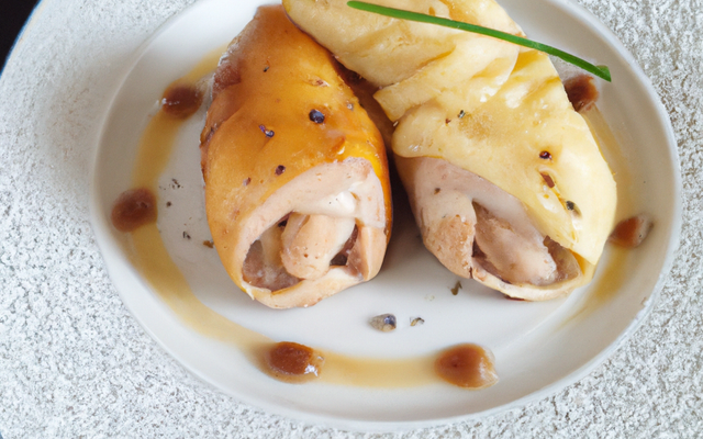 Chausson au poulet et foie gras