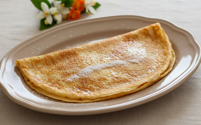 Crêpes sucrées au Grand Marnier