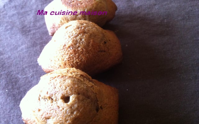 Madeleines au chocolat classiques