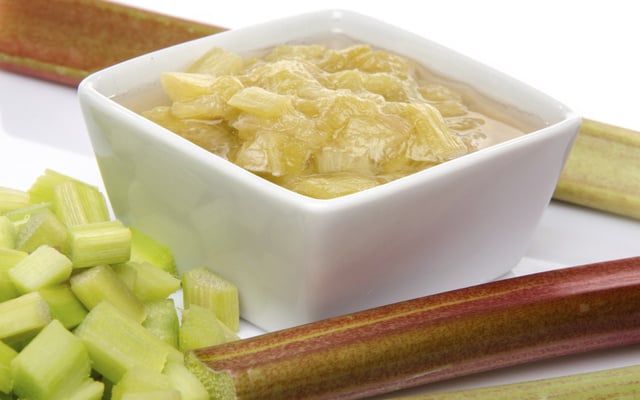 Compote de rhubarbe au Companion