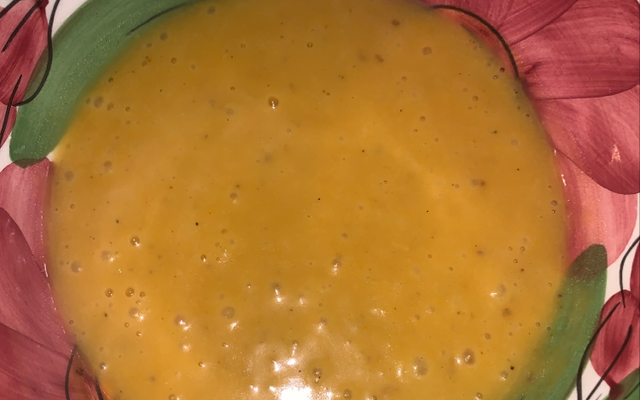 Soupe de courge-coco-curry