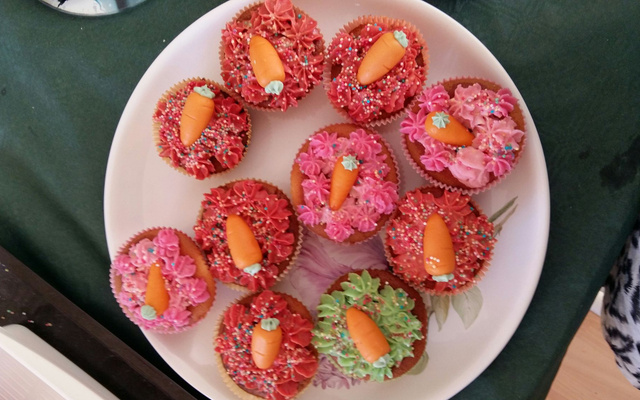 Cupcakes vanille, glaçage mascarpone