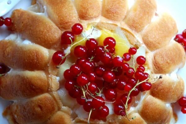 Charlotte aux fruits St Mamet et mascarpone