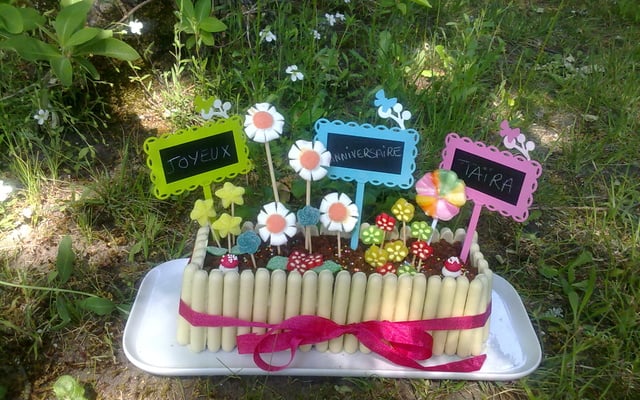 Jardinière au chocolat