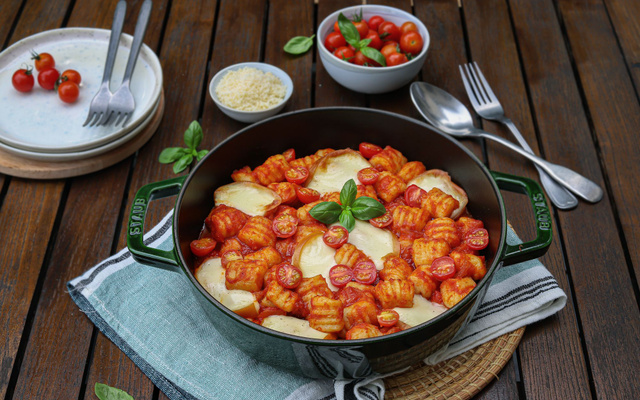 Gratin de gnocchis à l'italienne