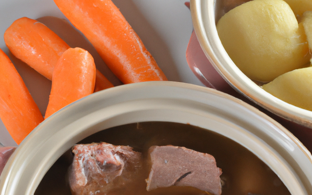 Pot au feu en 3 services