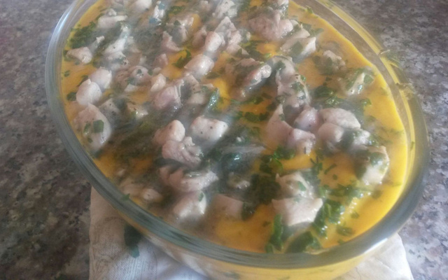 Velouté de potiron au fromage frais