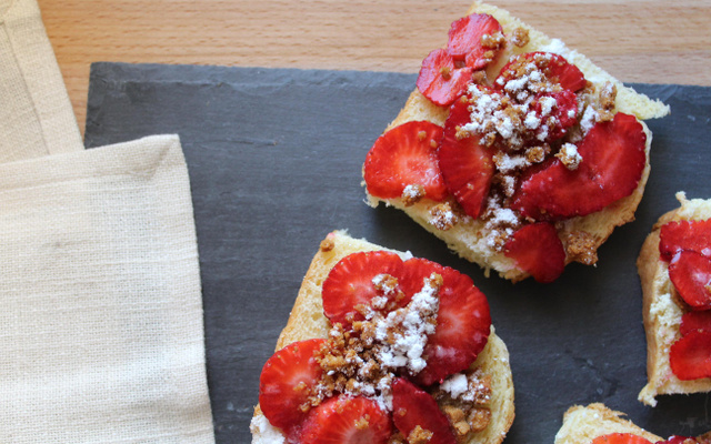 Croques fraises speculoos