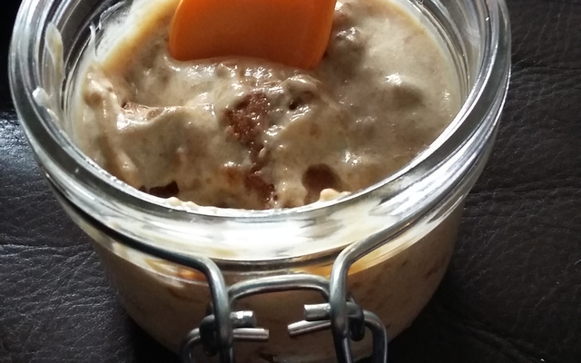 Mousse au chocolat blanc et speculoos