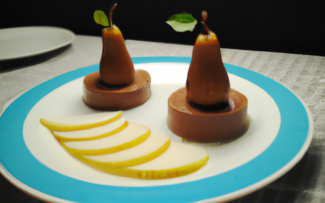 Mousse chocolat poire légère