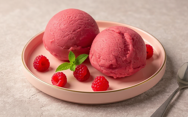 Sorbet à la framboise