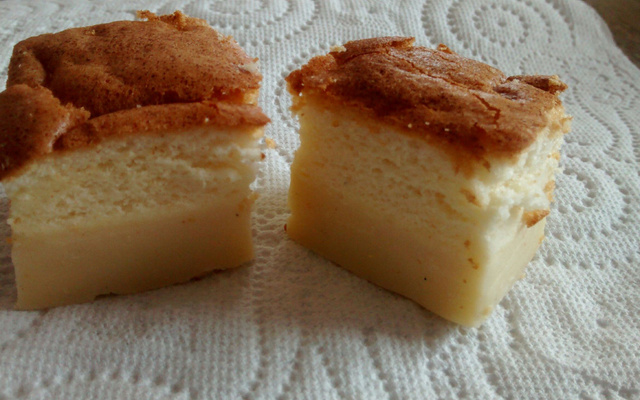Gâteau magique vanille et citron
