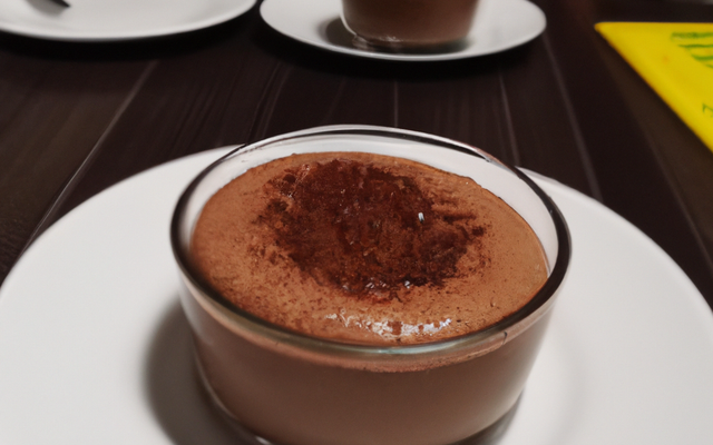 Mousse au chocolat savoureux