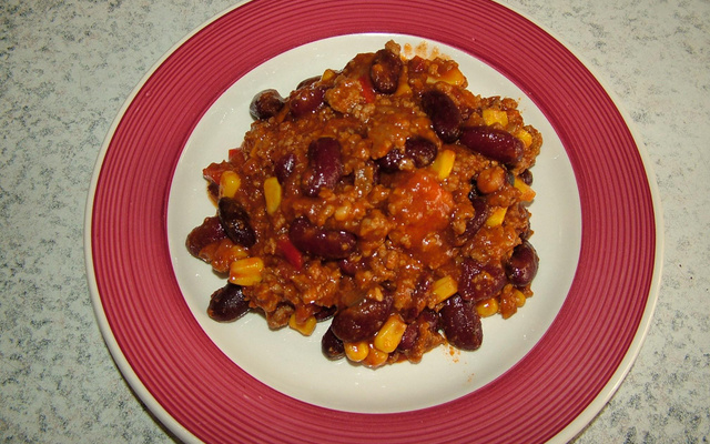 Chili con carne de chef