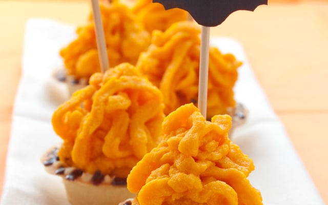 Sablés montés d'Halloween à la crème de citrouille