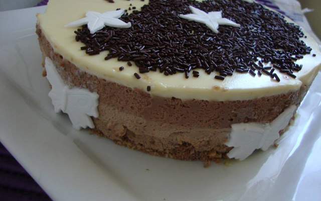Bavarois praliné choco blanc