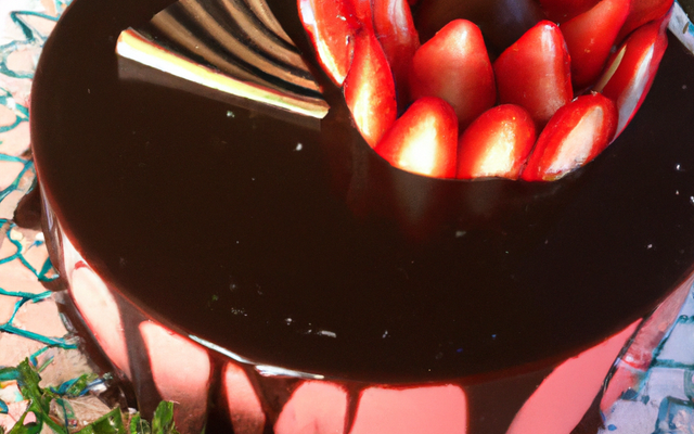 Entremet chocolat - fraise