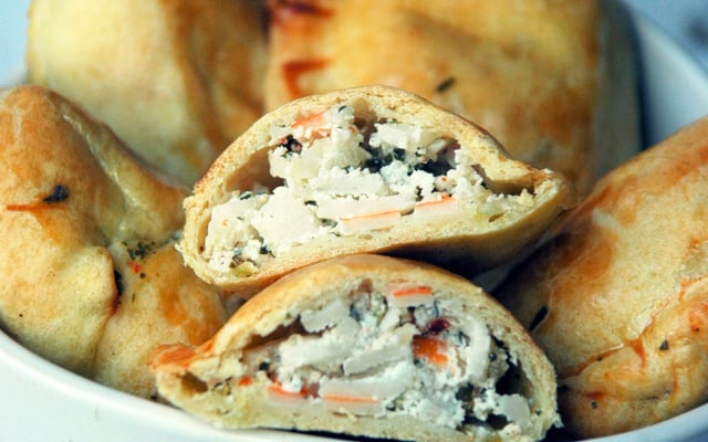 Chaussons de mini bâtonnets Petits Coraya, ricotta et pomme granny Smith