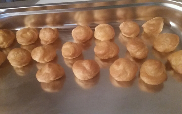 Petits choux saumon