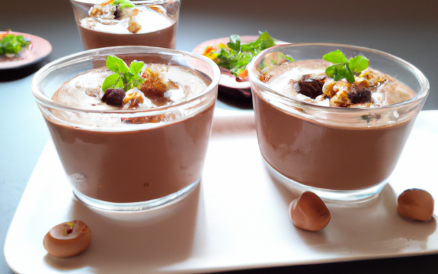 Mousse chocolat-cacahuètes