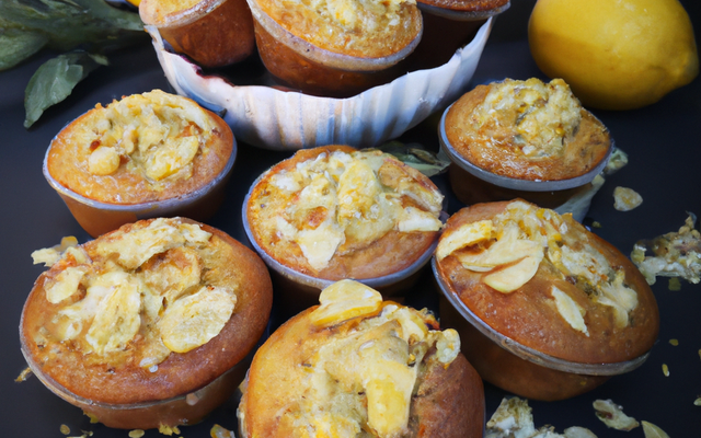 Muffins citron amandes