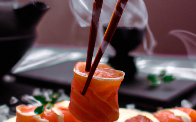 Sushi au saumon fumé de Norvège