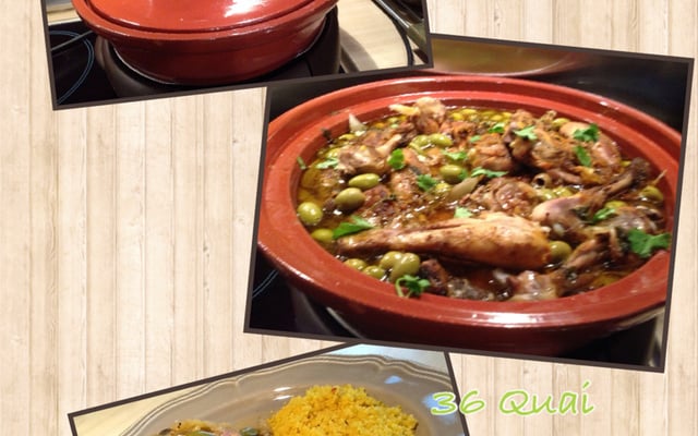 Tajine de poulet aux citrons confits