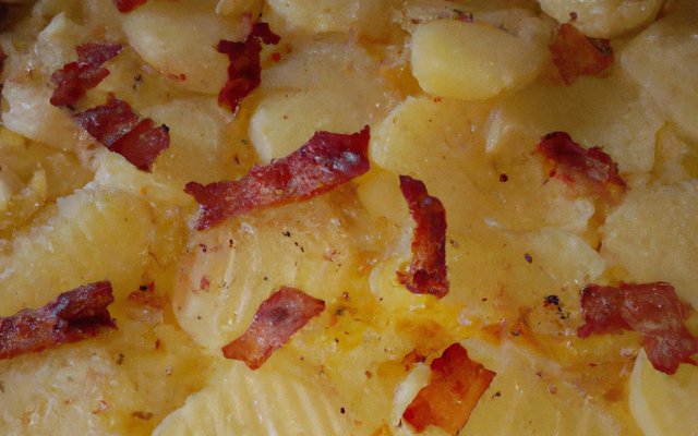 Gratin pomme de terre et lard