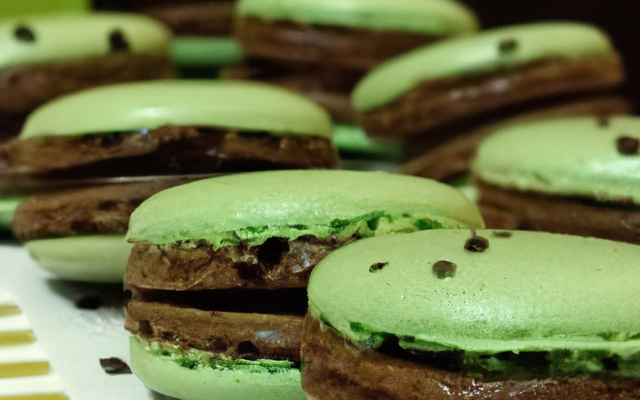 Macarons after-eight