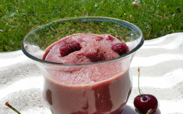 Smoothie d'été aux cerises