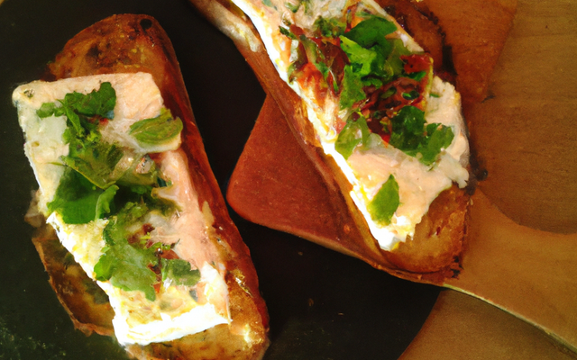 Tartine de chèvre chaud