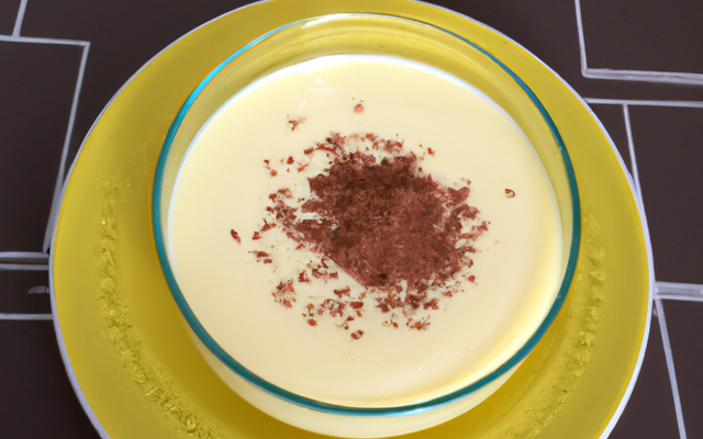 Mousse au chocolat blanc classique