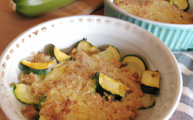 Crumble de courgettes savoureux