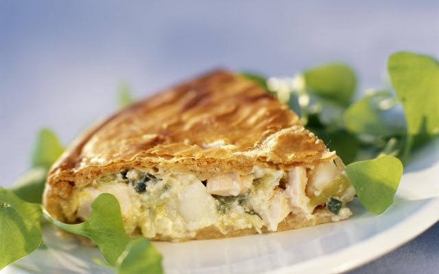 Tourte aux deux saumons