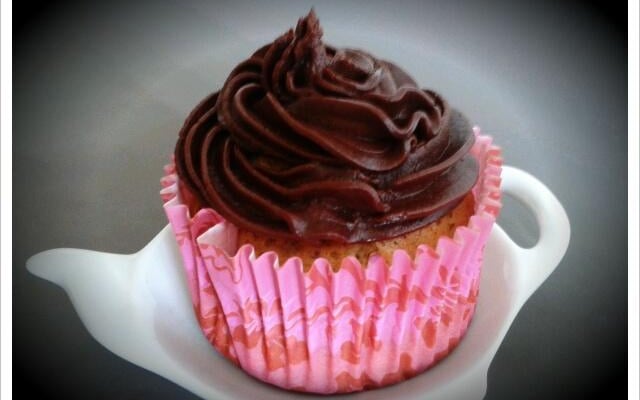 Cupcakes bio ganache végétale au chocolat