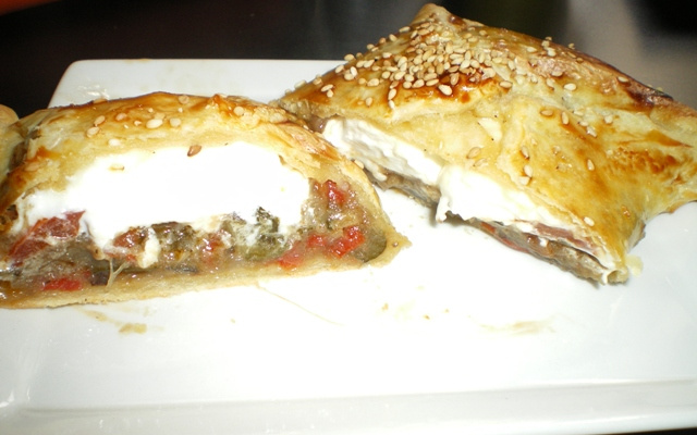 Feuilletés légumes chèvre