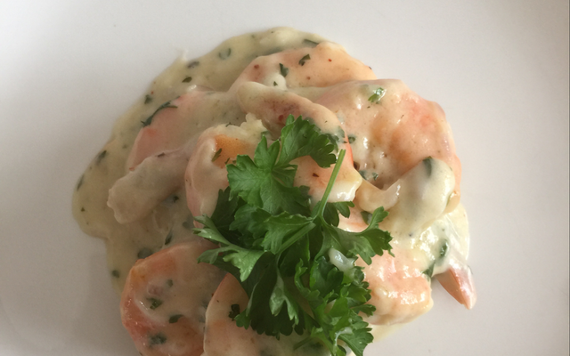 Scampi à la Sambuca