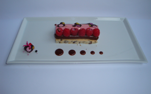 Comme une bûche de Noël sensuelle...chocolat, framboise, épices et poivre vanille