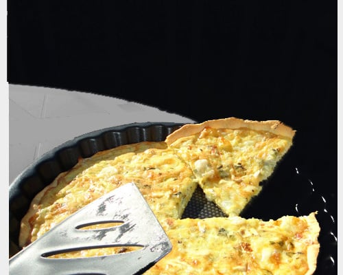 Quiche au chèvre frais