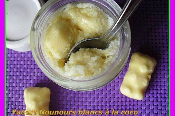 Yaourt nounours blancs à la coco...