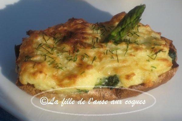 Porc aux asperges et fromage